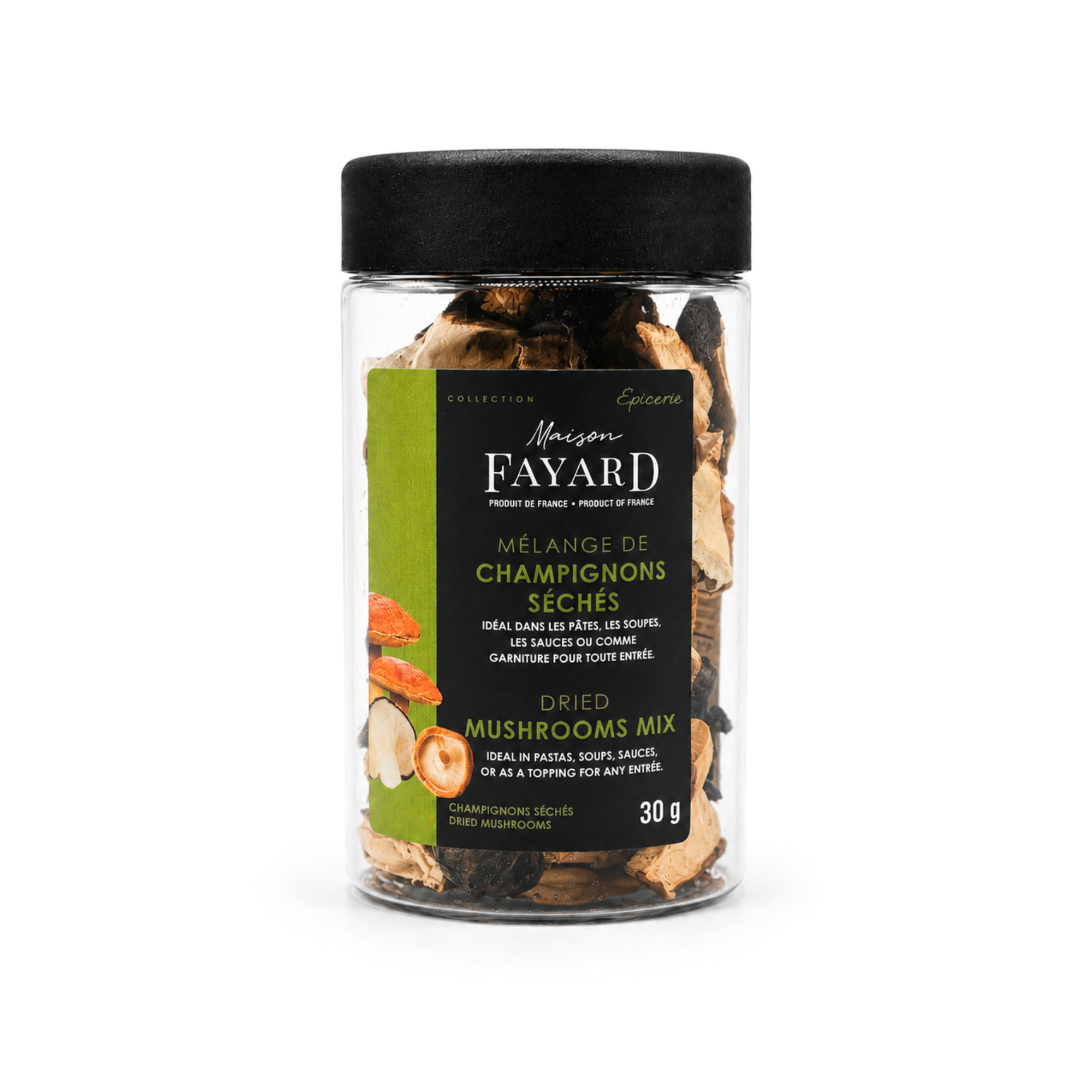 Mélange de champignons séchés Maison Fayard collection épicerie