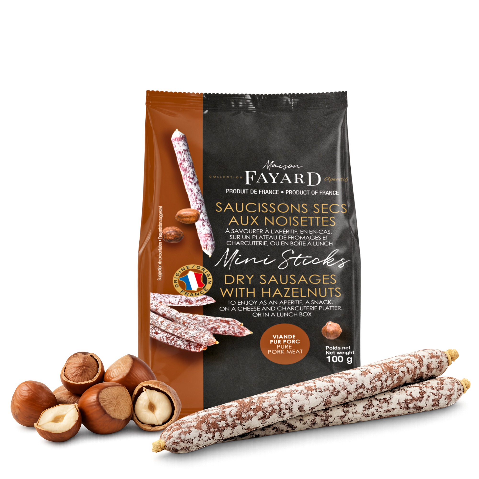 Mini Sticks Aux Noisettes Maison Fayard