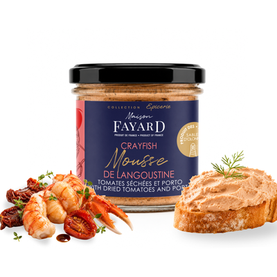 Langoustine Mousse with Sun-Dried Tomatoes & Port