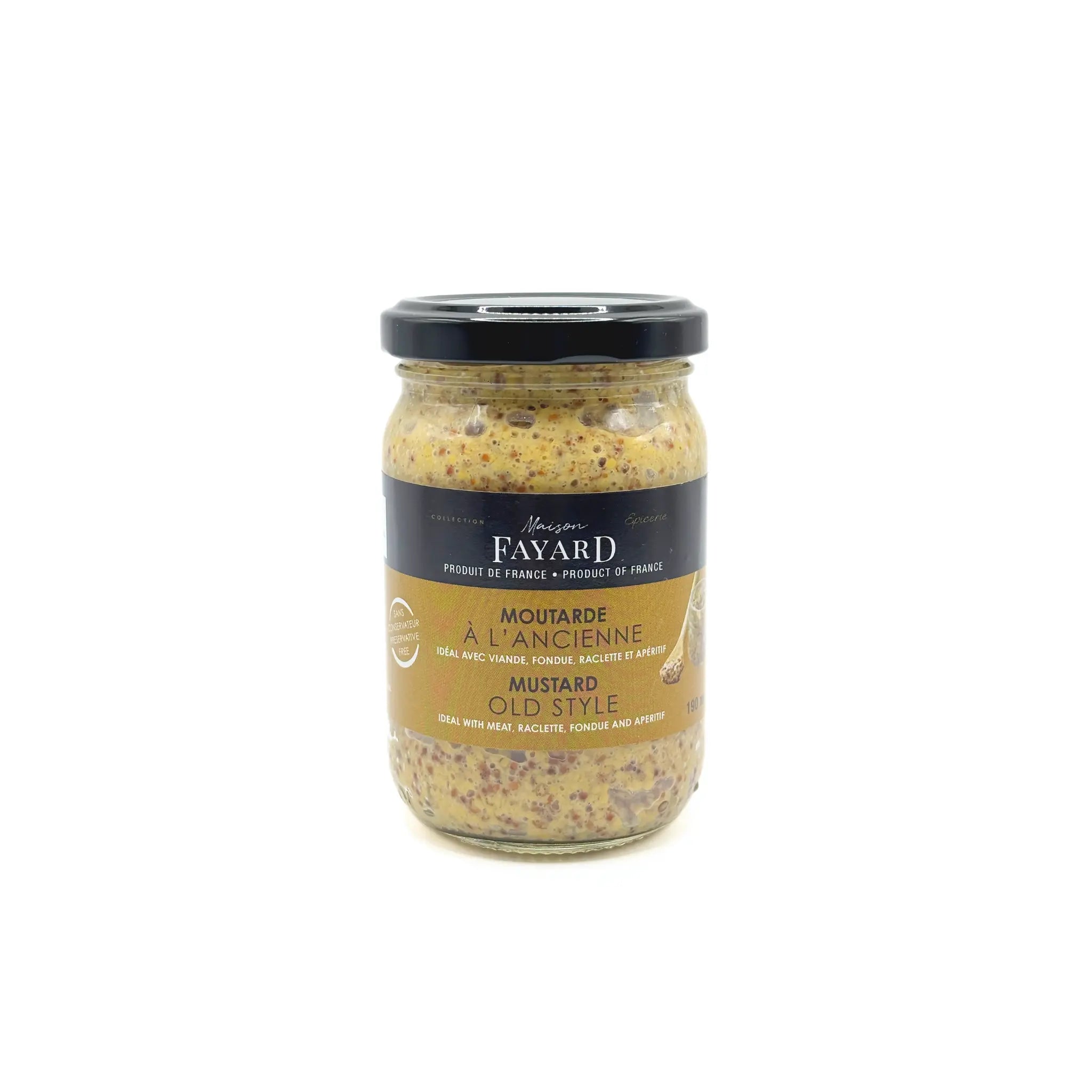 Moutarde à l'Ancienne Maison Fayard collection épicerie