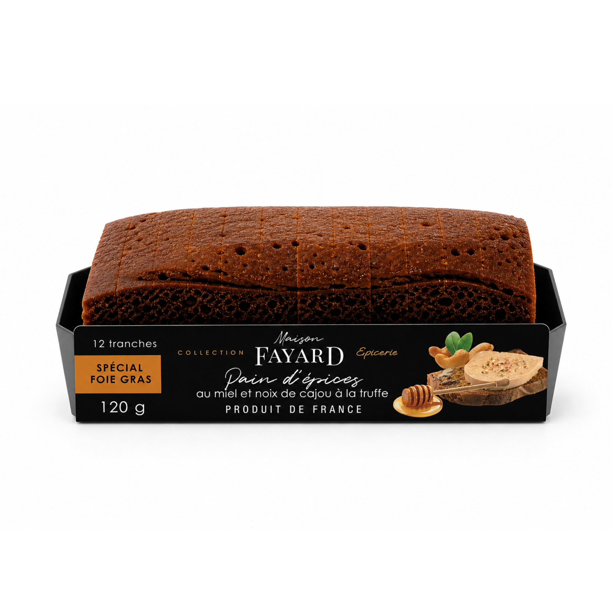Pain d'Épices au miel & Noix de cajou à la truffe