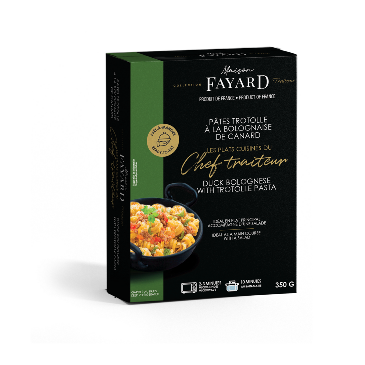 Pâtes Trottole à la Bolognaise de Canard