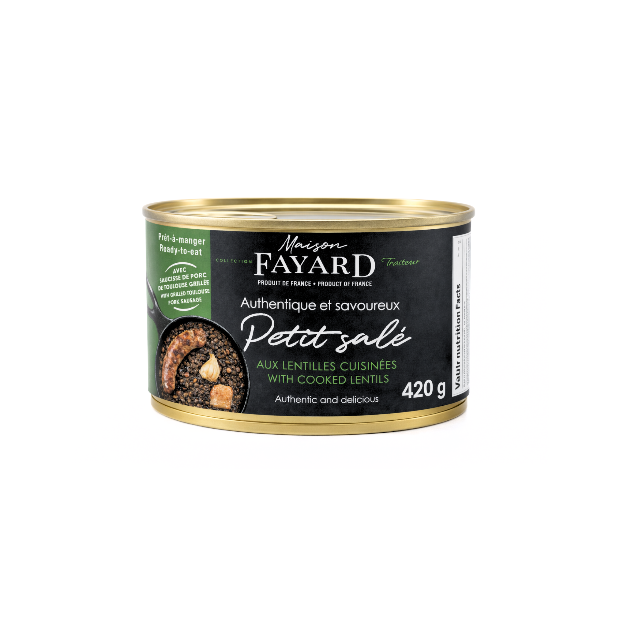 Petit Salé aux lentilles par Maison Fayard