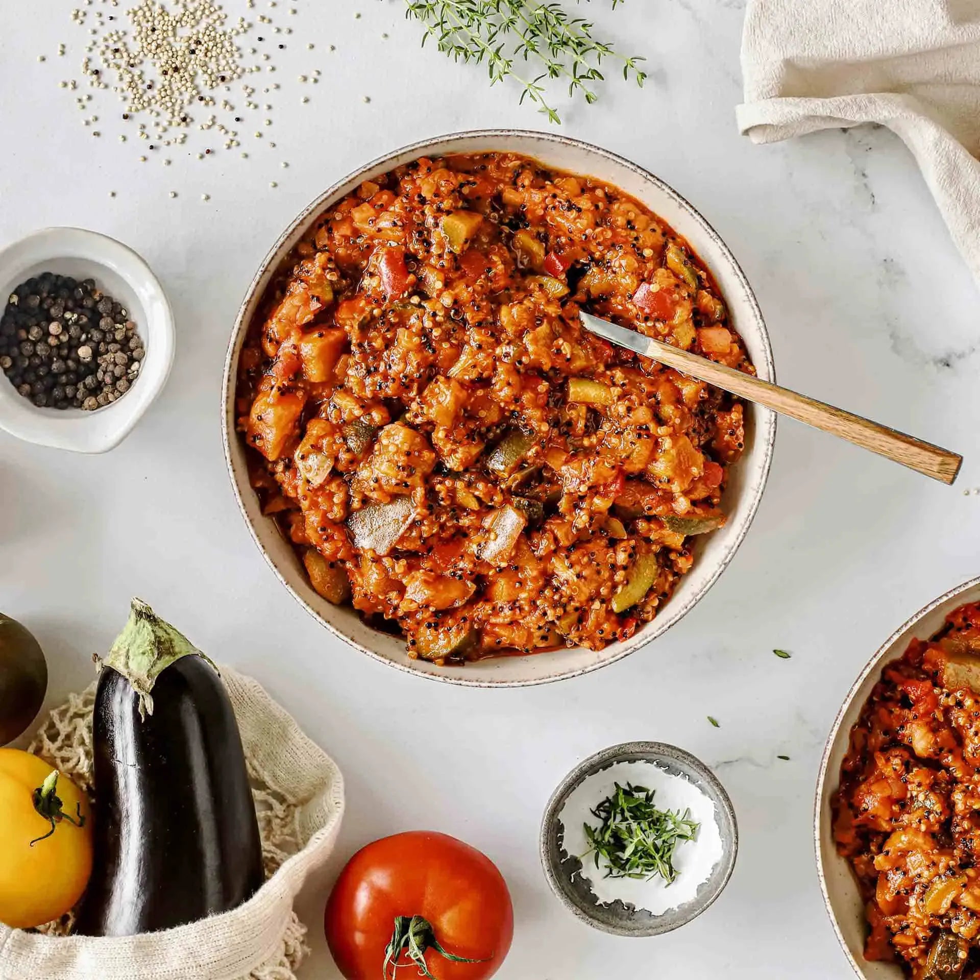 Ratatouille à la Provençale & Quinoa