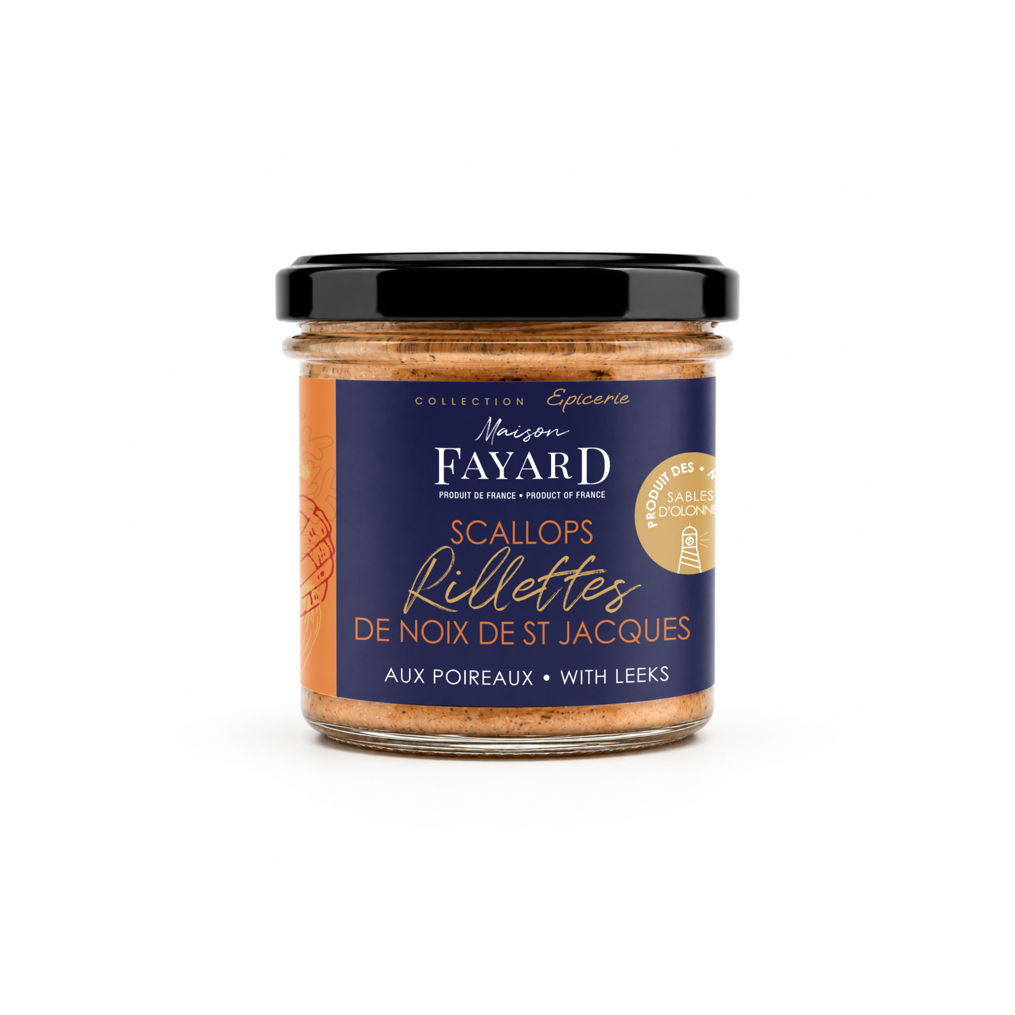 Rillettes de Saint Jacques au poireau Maison Fayard
