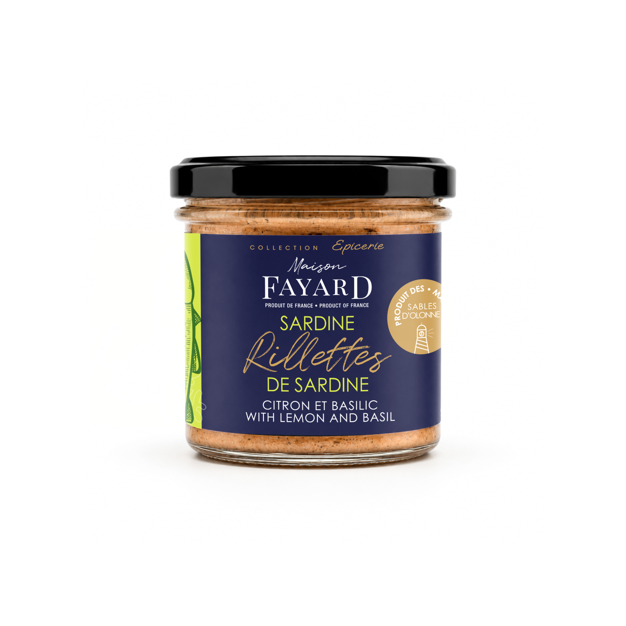 Rillettes de Sardine Citron et Basilic Maison Fayard