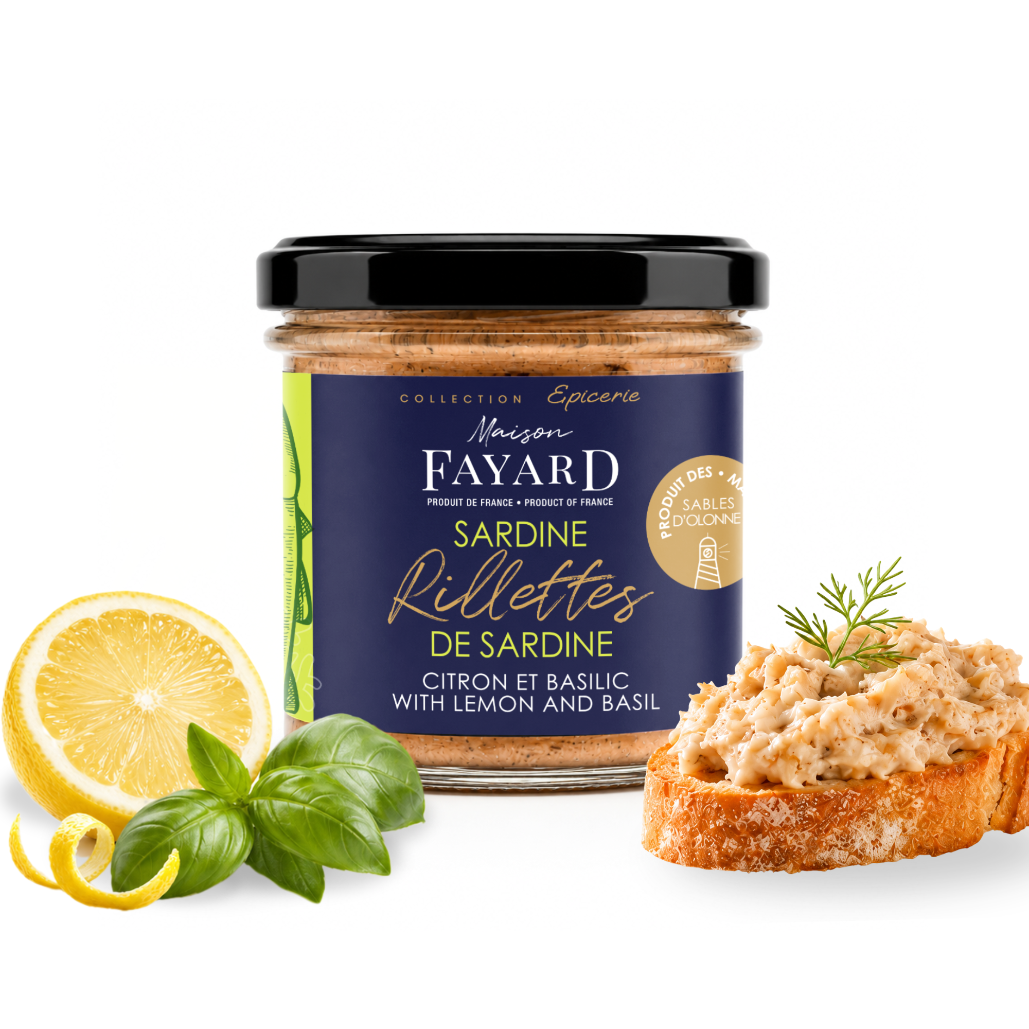 Rillettes de Sardines Citron & Basilic