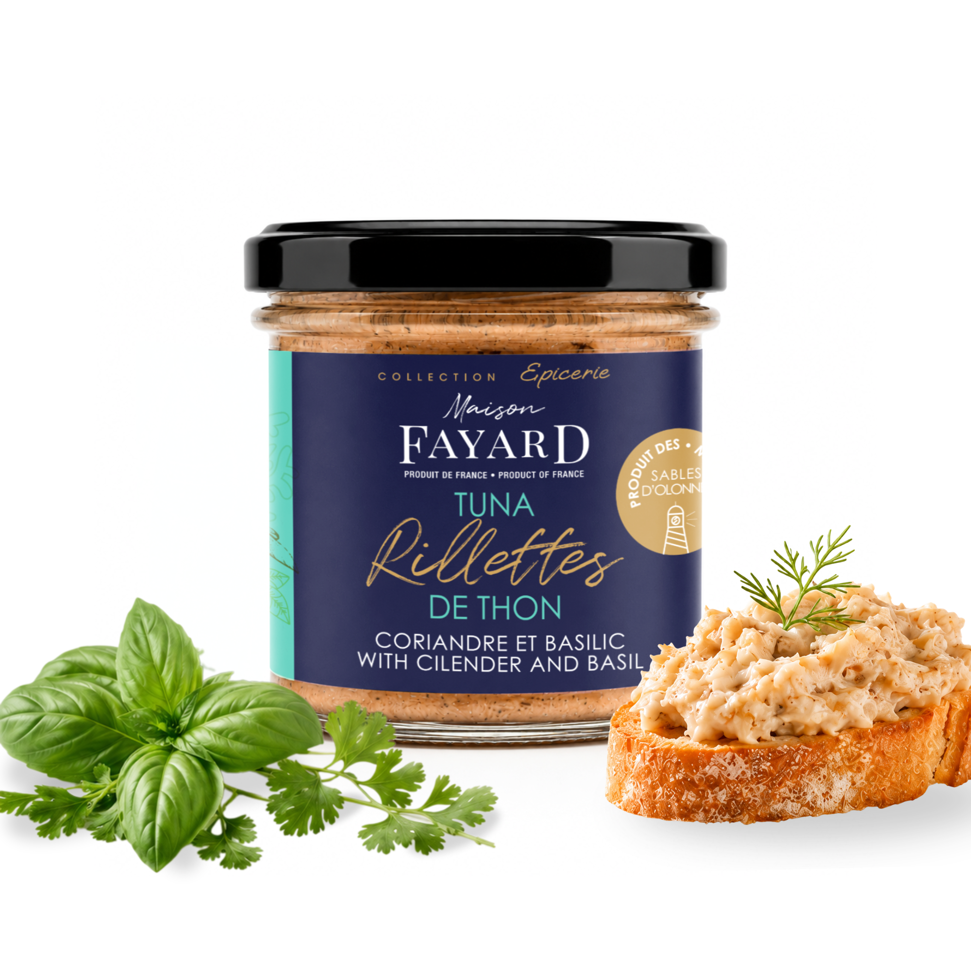 Rillettes de Thon Coriandre et Basilic