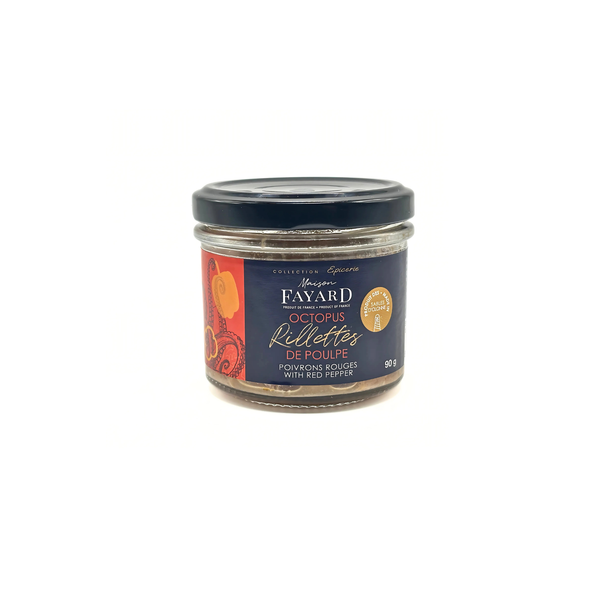 Rillettes de Poulpe Poivrons Rouges