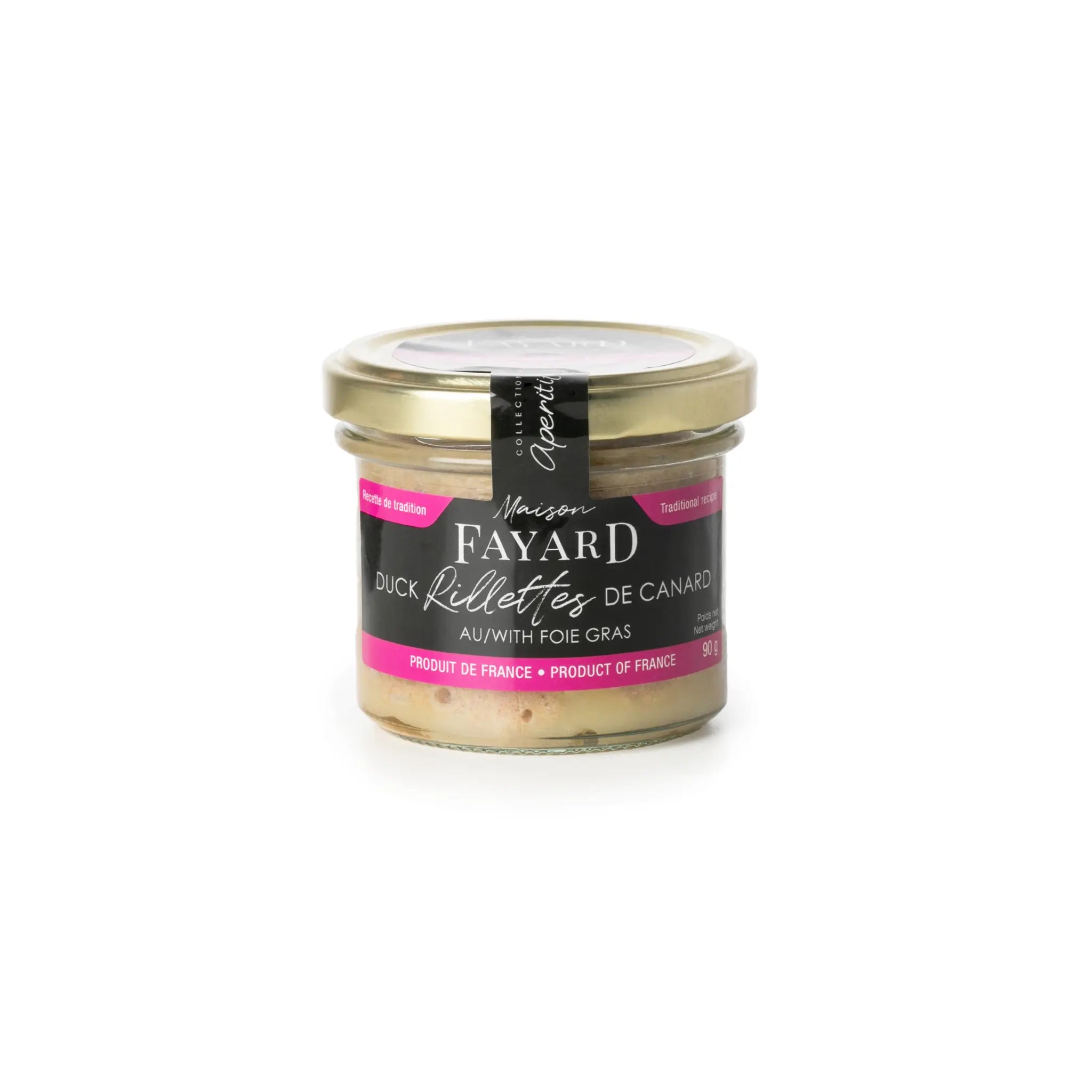 Rillettes de canard au Foie Gras Maison Fayard apéritif