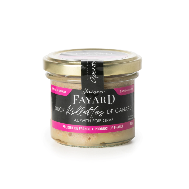 Rillettes de canard au Foie Gras