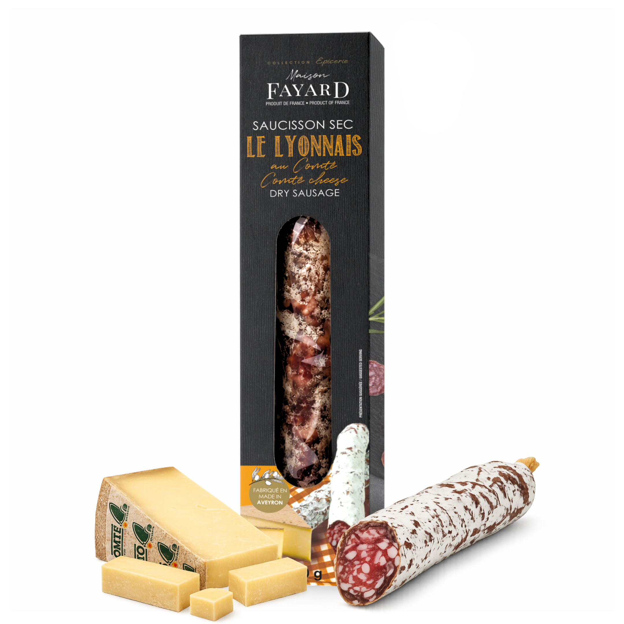 Saucisson Sec au Comté Maison Fayard