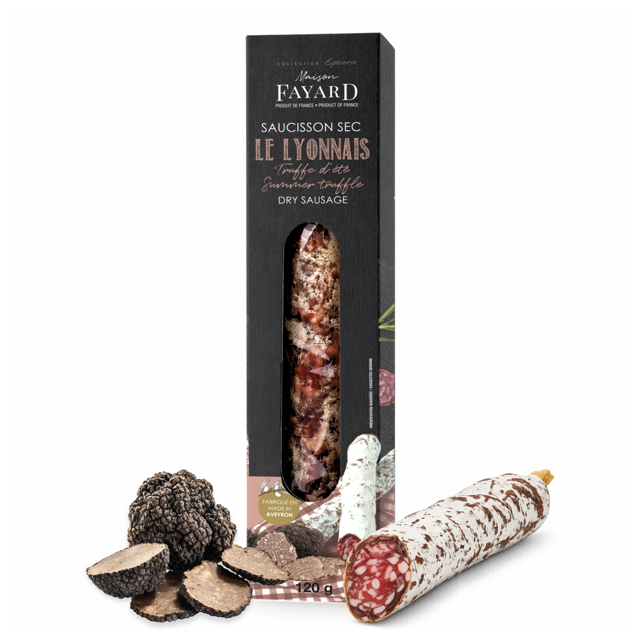 Saucisson Sec à la Truffe d'été Maison Fayard