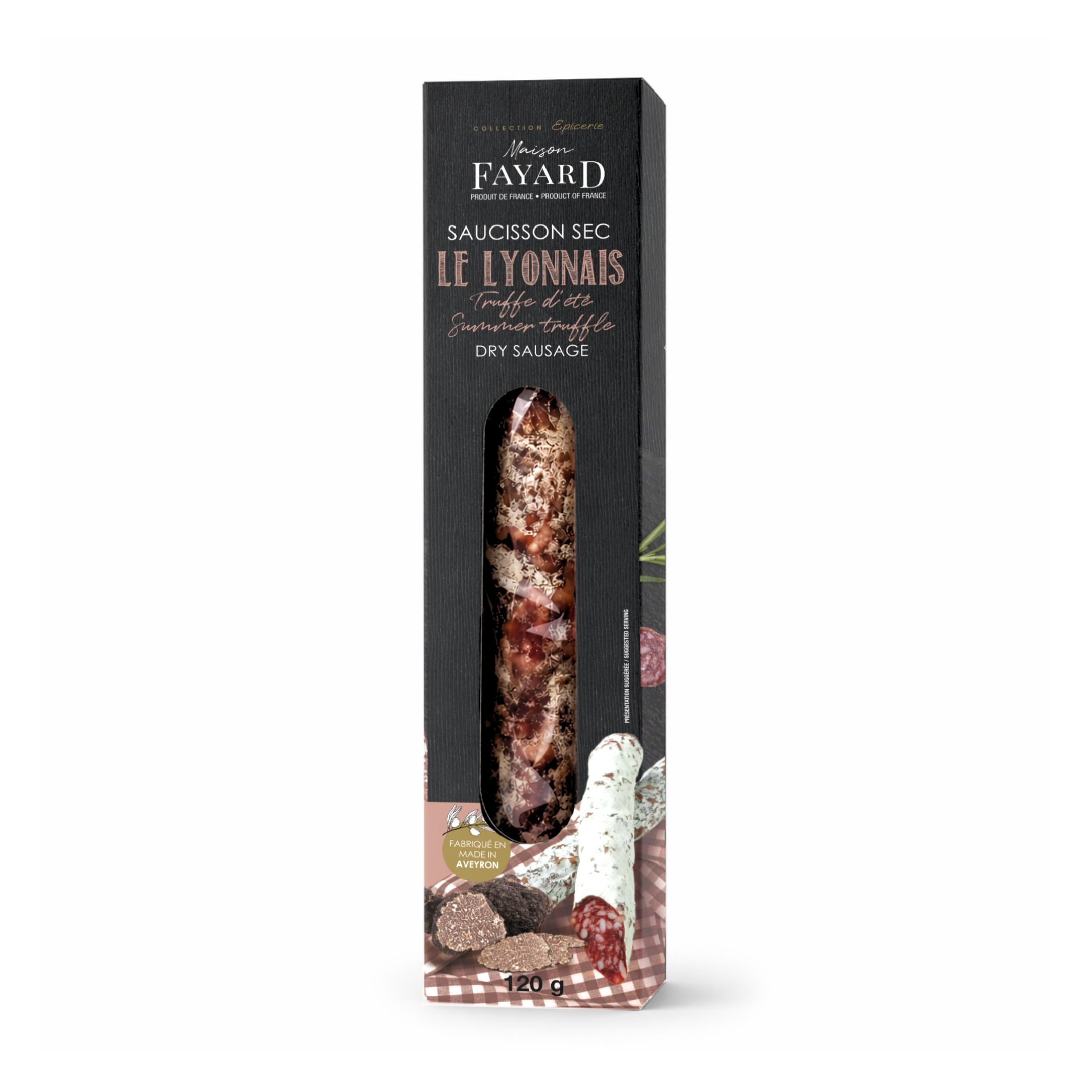 Saucisson Sec à la Truffe d'ete Maison Fayard