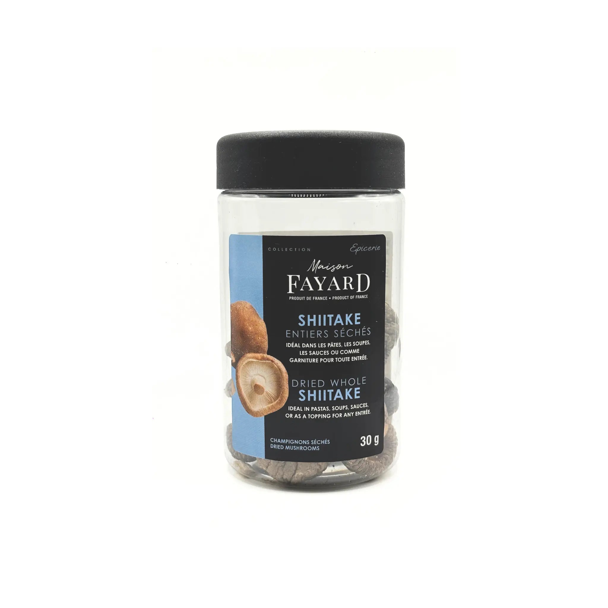 Shiitake Séchés Maison Fayard collection épicerie