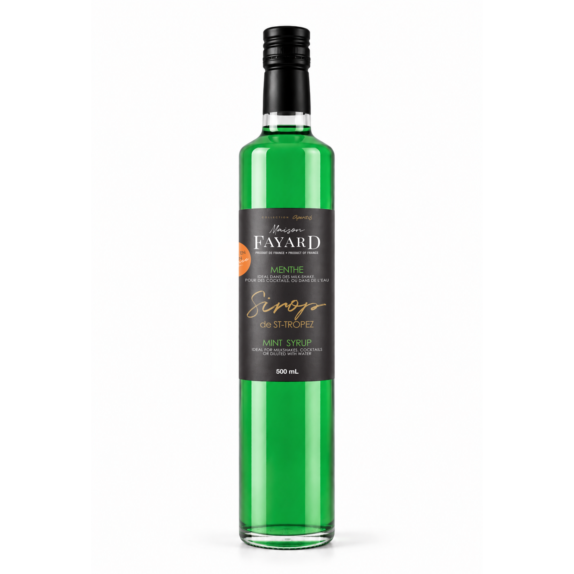 Sirop de Menthe de St-Tropez Maison Fayard collection épicerie