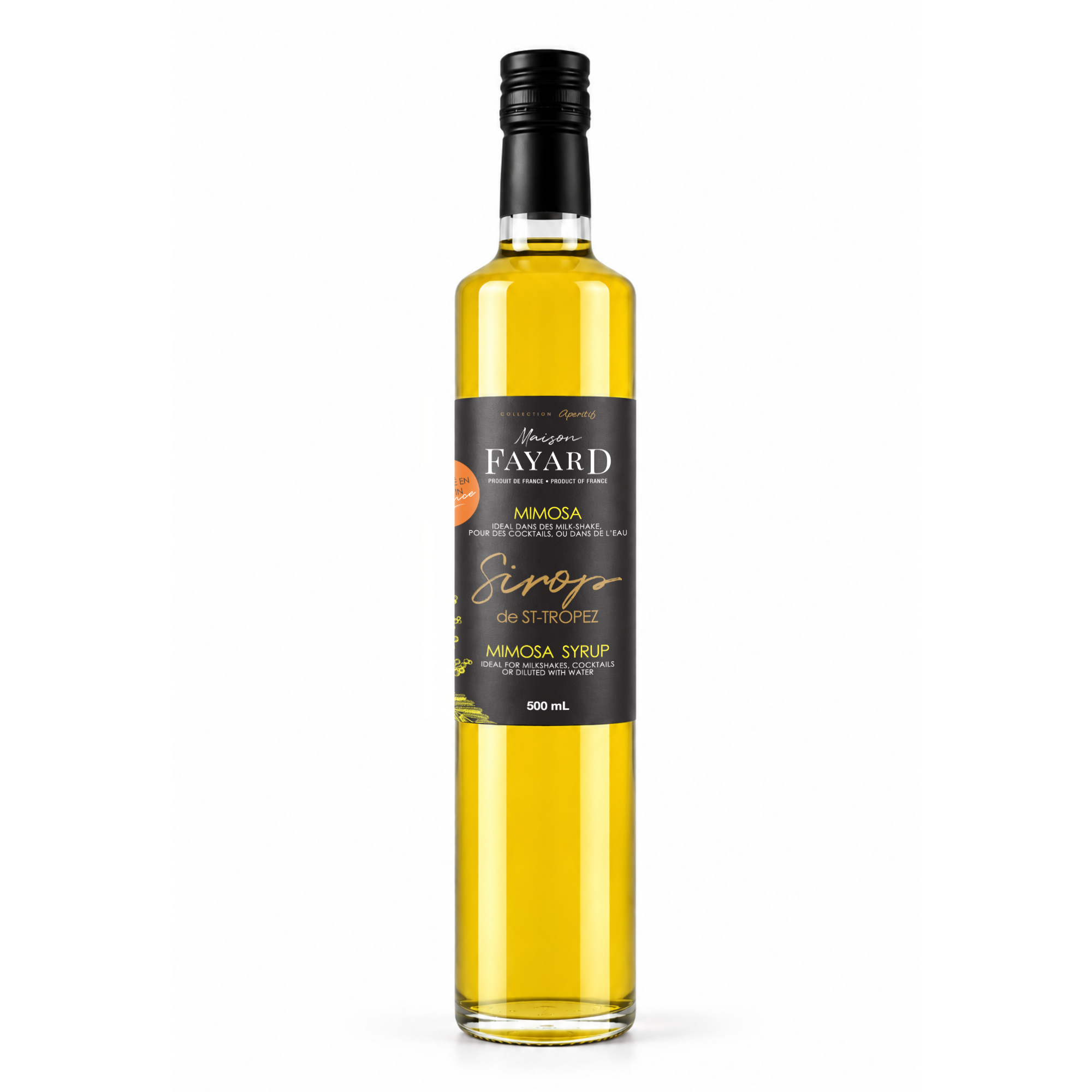 Sirop Mimosa de St-Tropez Maison Fayard collection épicerie