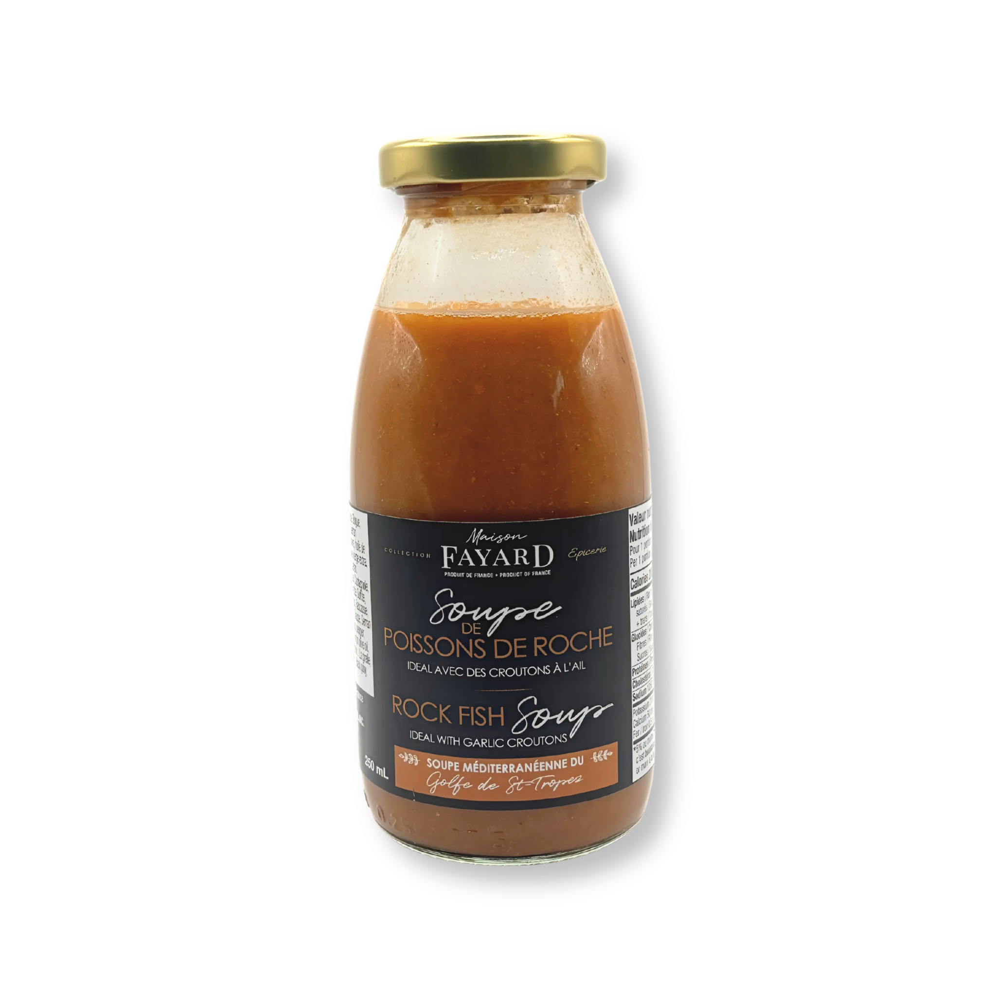 Soupe de poissons de roche