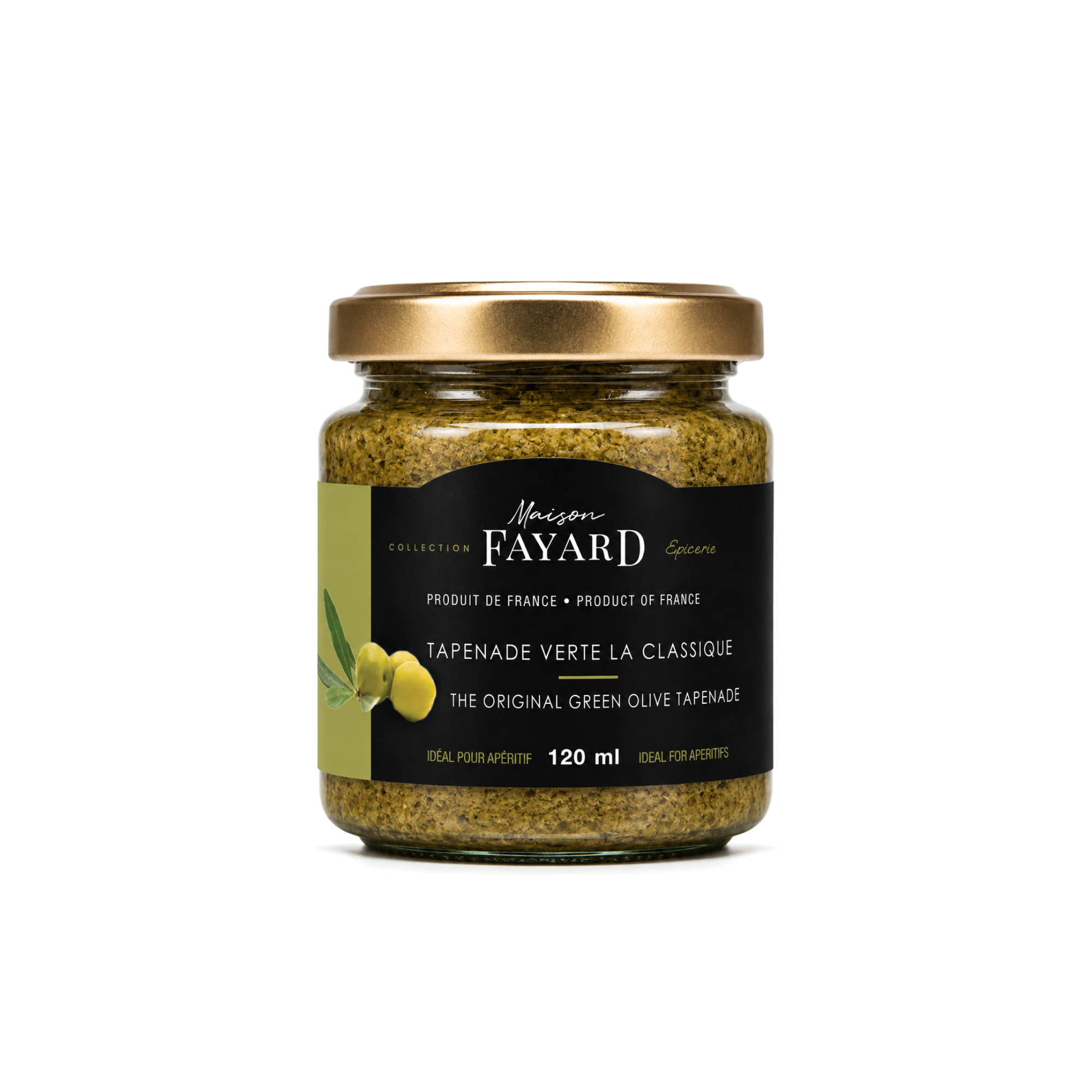 Tapenade Olive Verte Maison Fayard collection épicerie