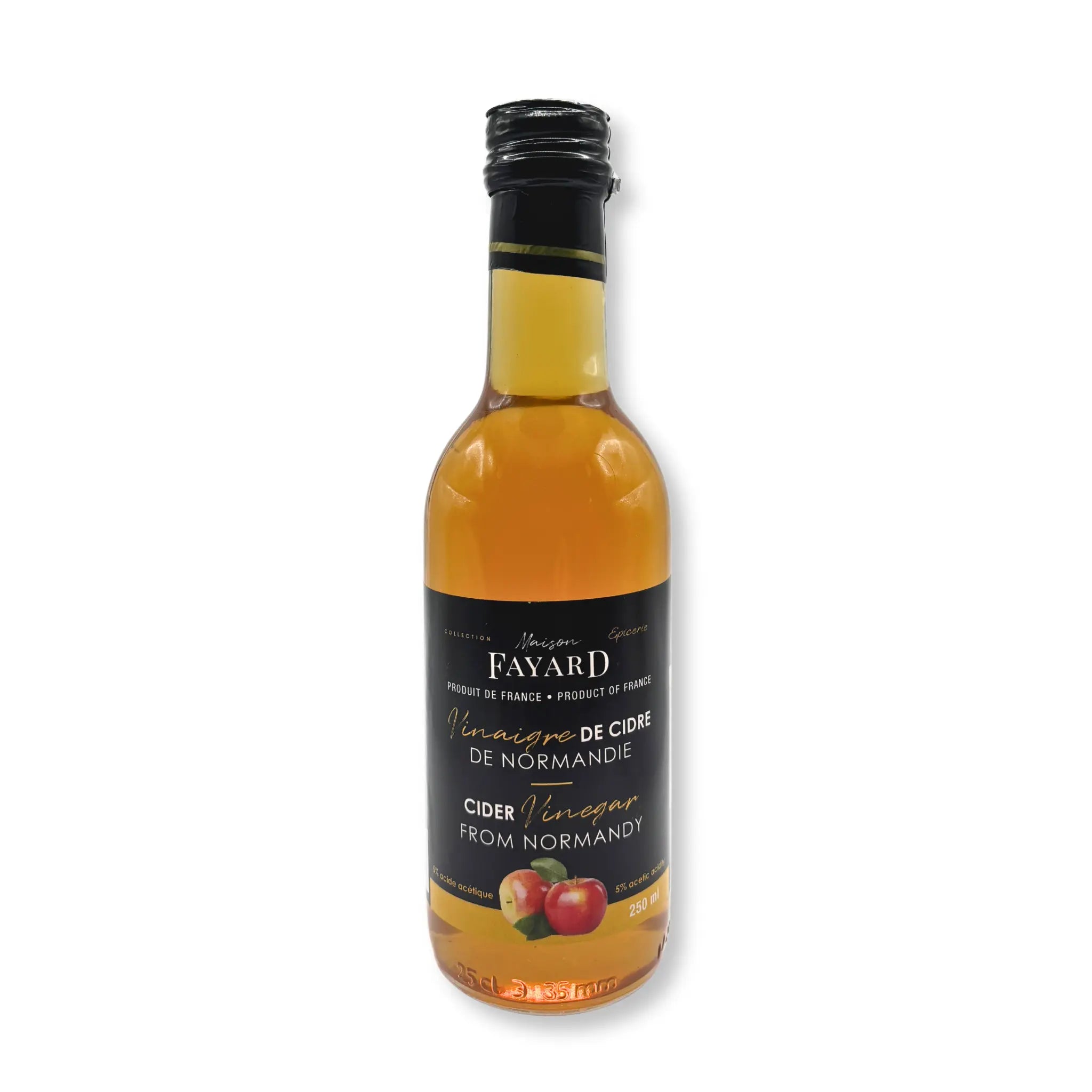 Vinaigre de Cidre de Normandie Maison Fayard collection épicerie