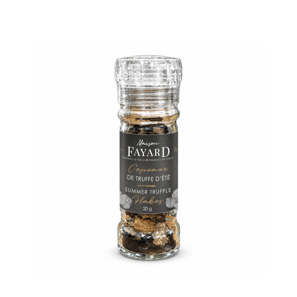 Maison Fayard Summer Truffle Flakes with black Cyprus salt, 20 g