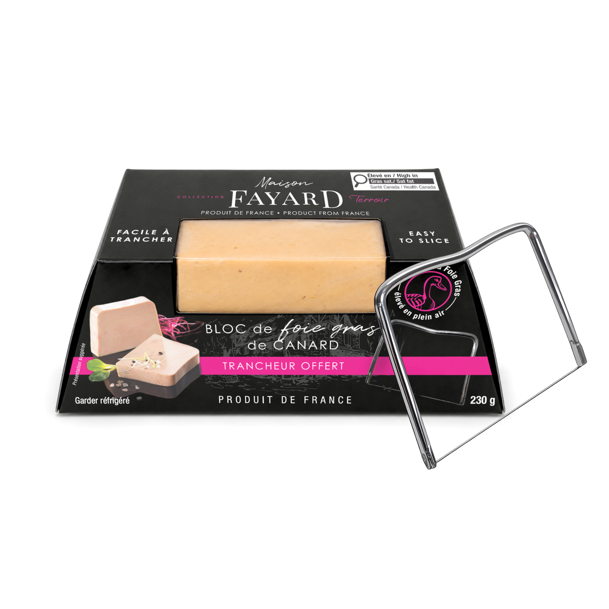Bloc de Foie Gras de Canard du Périgord avec Trancheur
