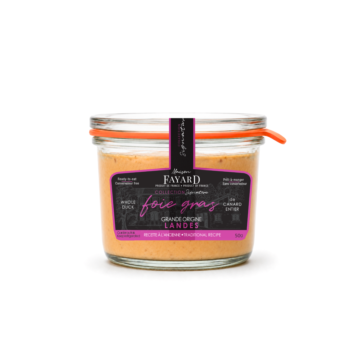Foie Gras de Canard Entier des Landes, Mi-Cuit, Bocal