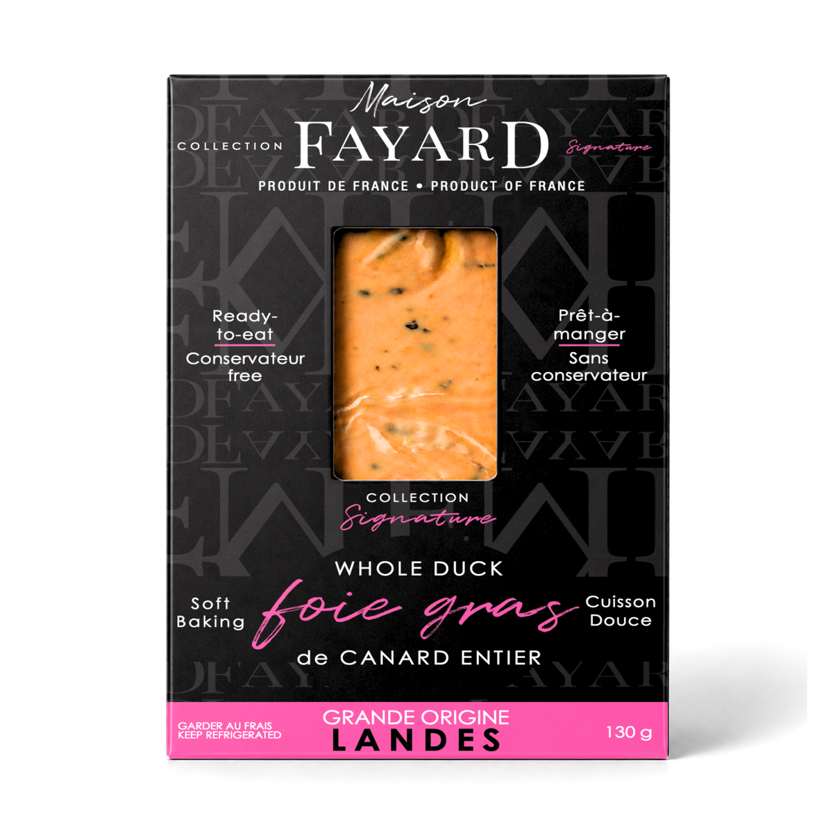 Foie Gras de Canard Entier Nature, Cuisson Douce 130g