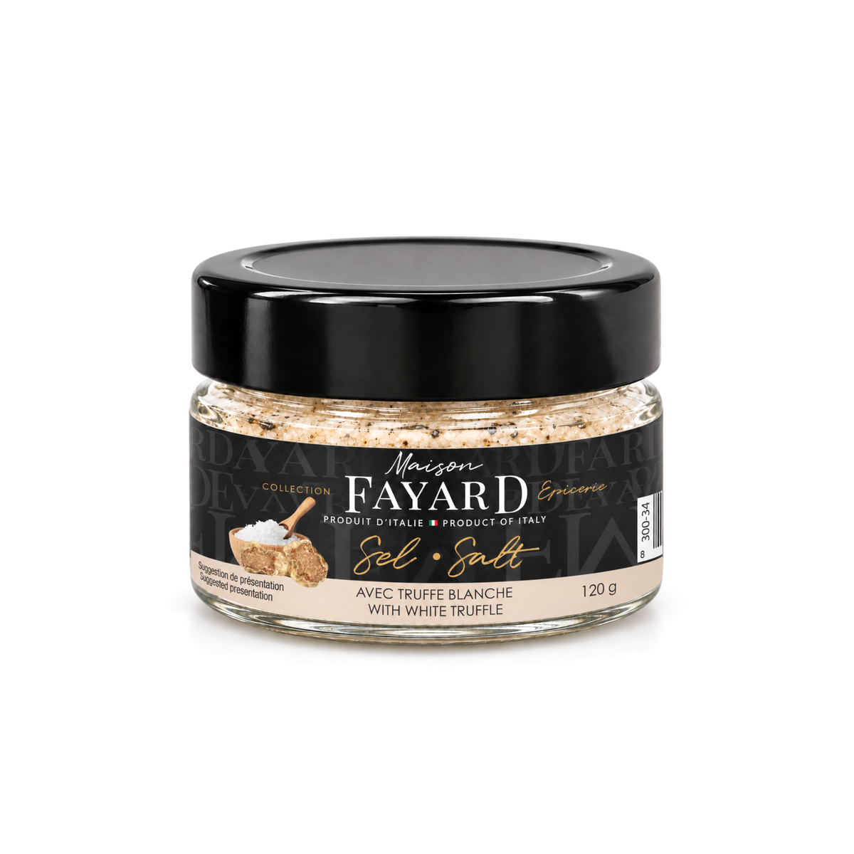 Maison Fayard White Truffle Salt, 120 g